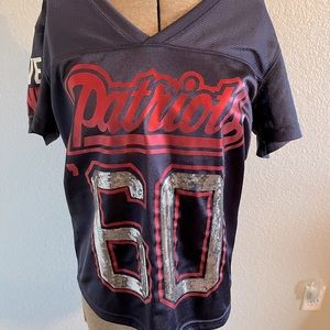 Womens Victoria Secret Pink Patriots Jersey size small
